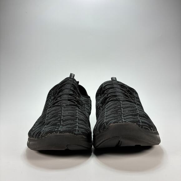 Skechers Flex Appeal 2.0 Black Slip on Dual Lite Running Shoes Women's Size 8.5 - Picture 2 of 11